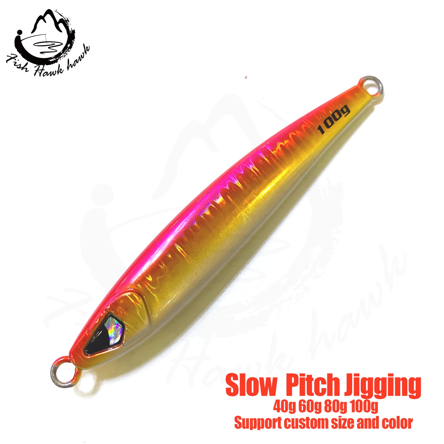 海#37 Slow/Speed Pitch Jigs Bait 40g 60g 80g 100g