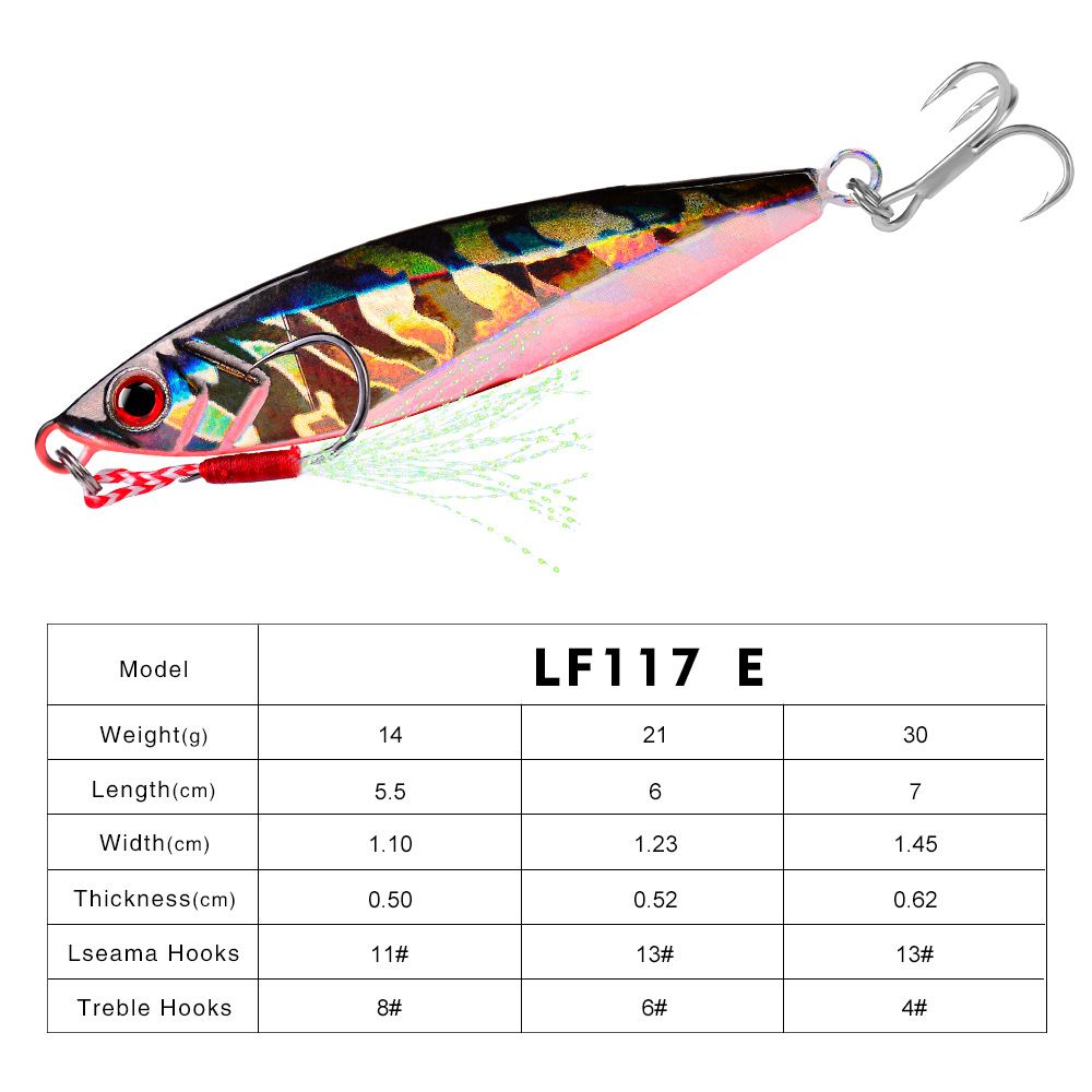 #79 Slow Pitch Jigs 14g 21g 30g
