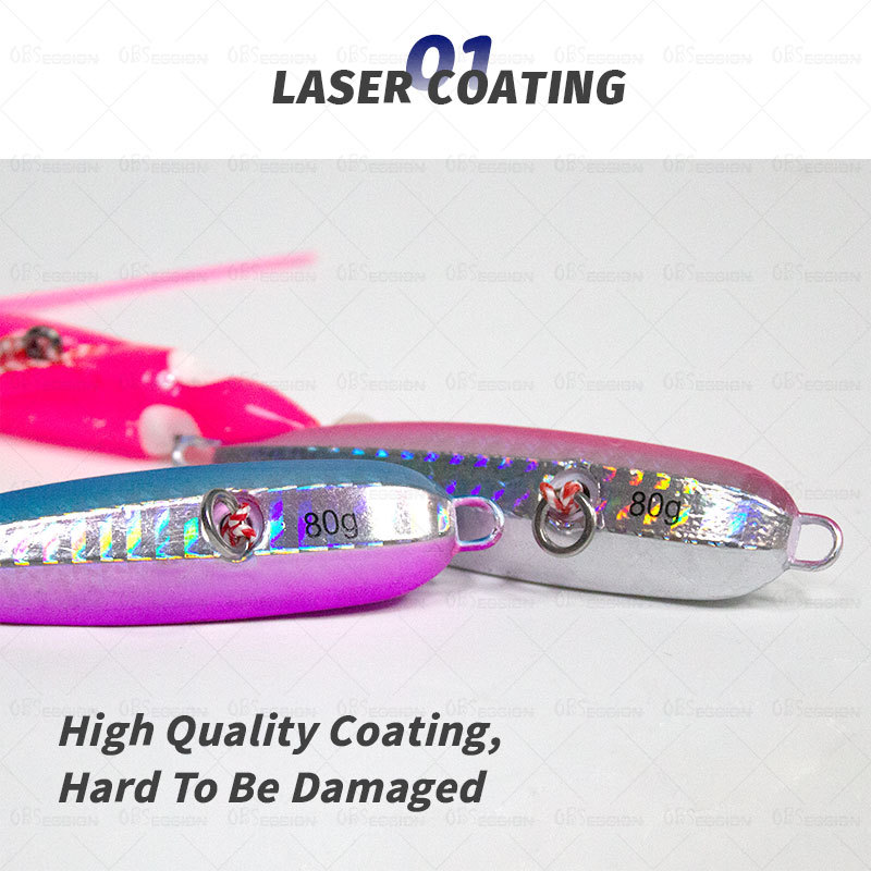 #100 Slow Pitch Jigs40g 60g 80g 100g 120g 150g 180g 200g