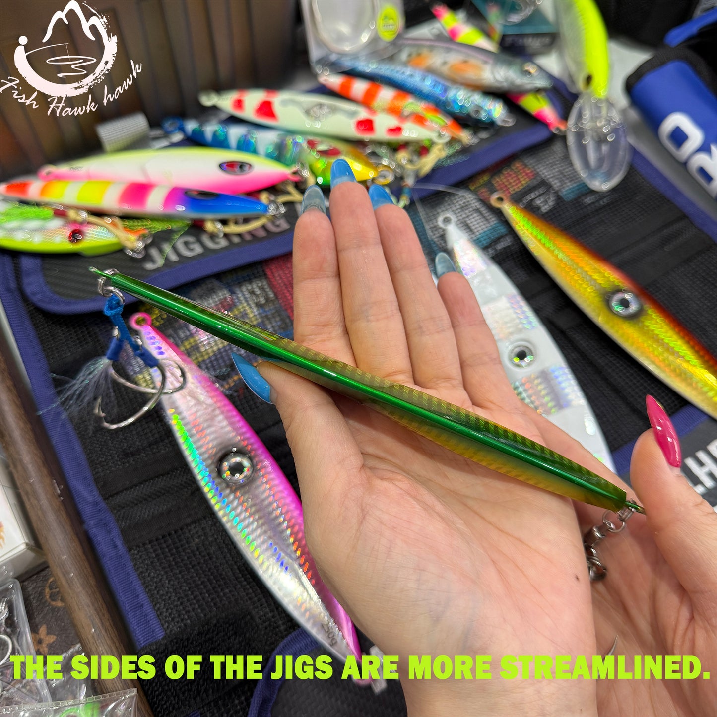 Slow Pitch Jigging Iron Plate Jig 30g 40g 60g 80g 100g 120g 150g 200g 250g 300g 400g 500g Saltwater Jigging Lure Set for Offshore Deep Sea and Vertical Fishing with UV Glow