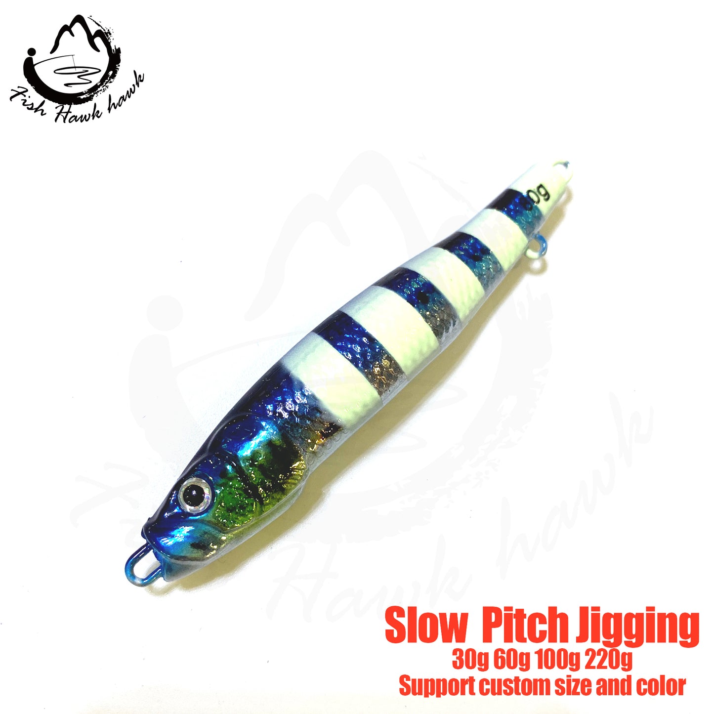延#74 Slow/Speed Pitch Jigs Bait 30g 60g 100g 220g