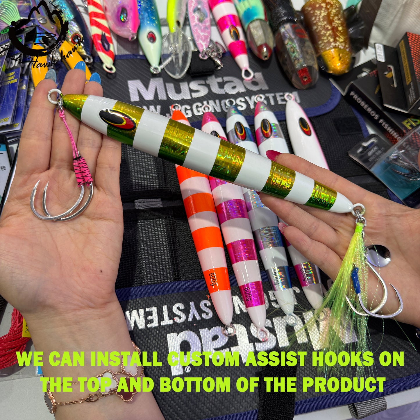 New Wholesale Sausage Butterfly Flat Side Jigging Lure Slow Pitch Jig for Saltwater Fishing 600g 700g