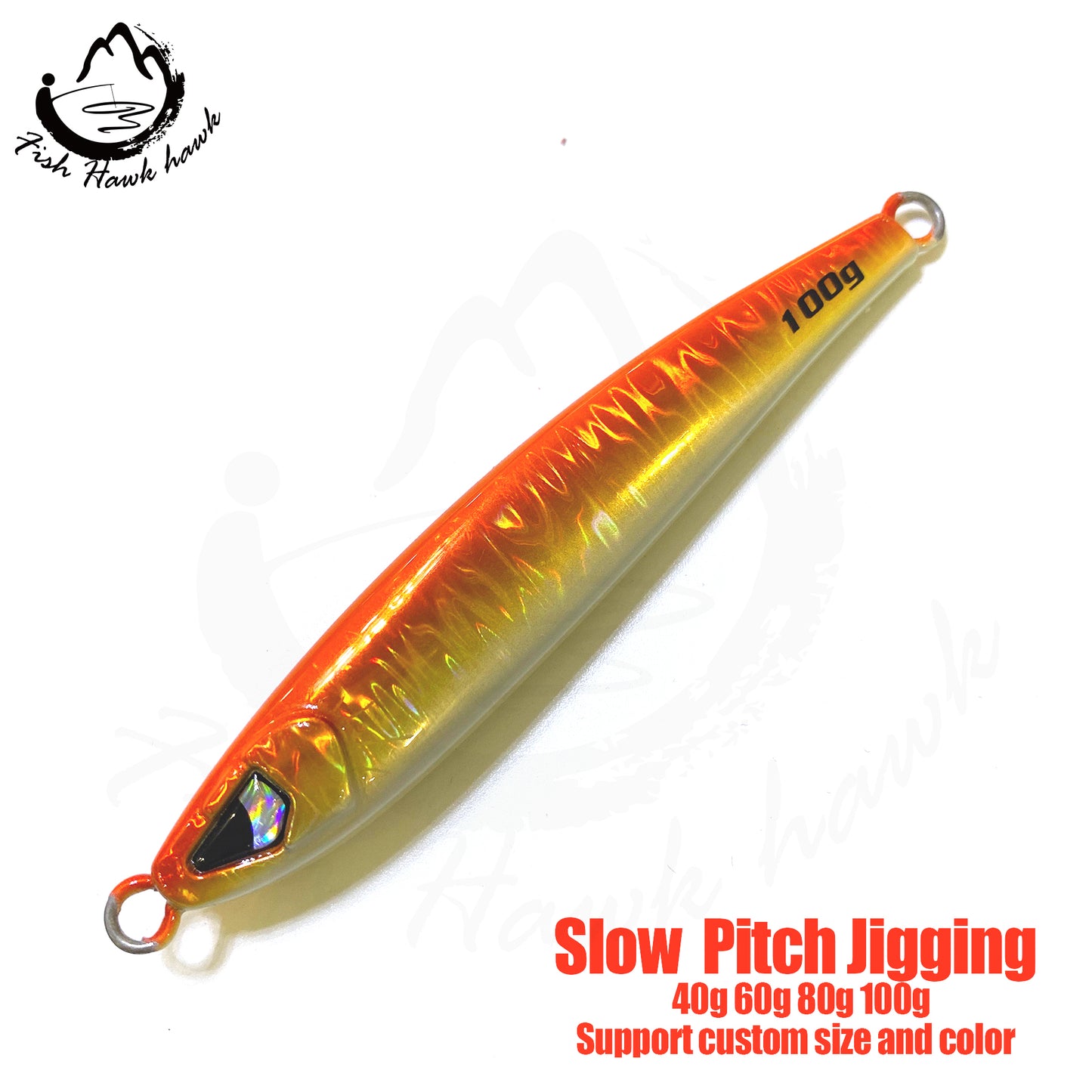 海#37 Slow/Speed Pitch Jigs Bait 40g 60g 80g 100g
