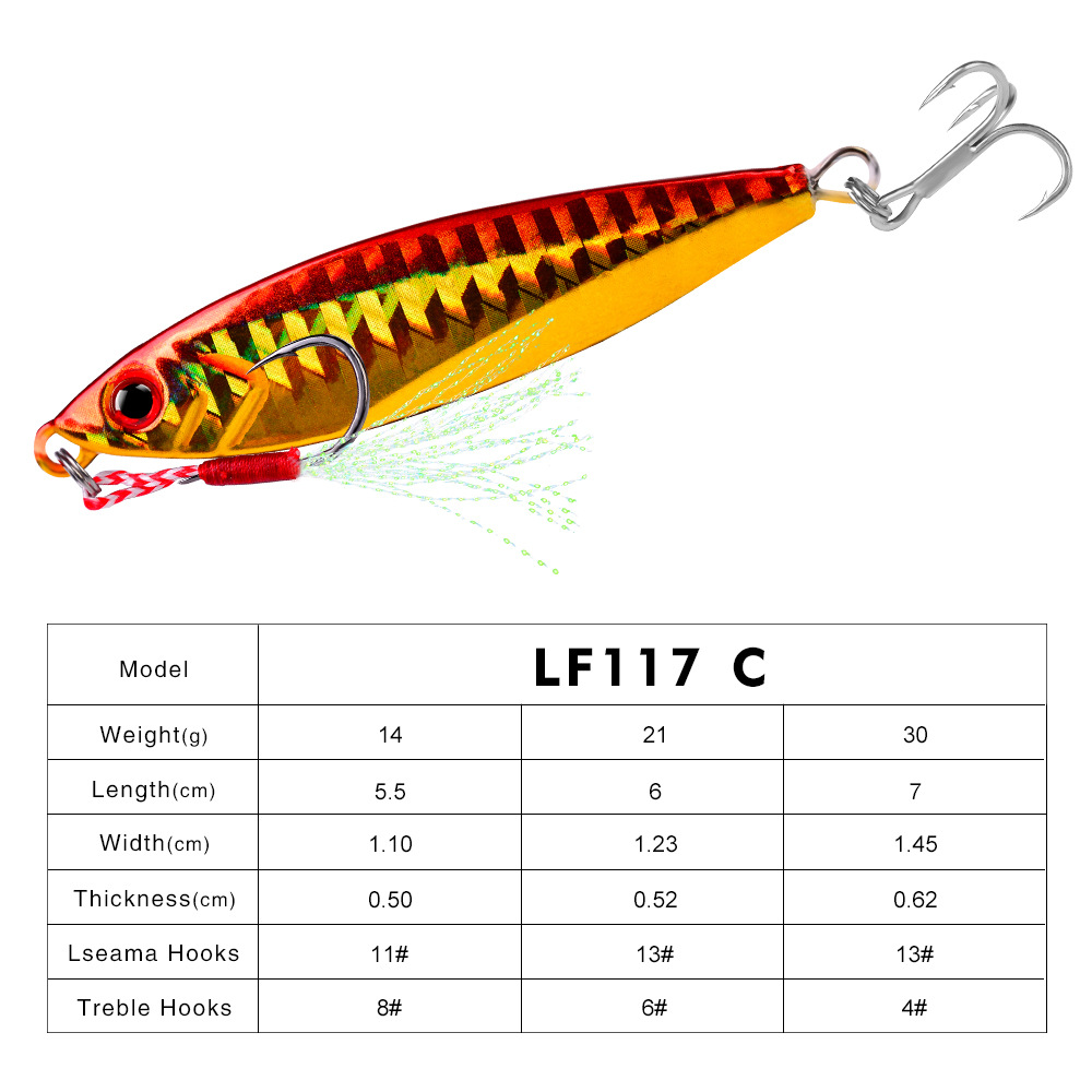#79 Slow Pitch Jigs 14g 21g 30g