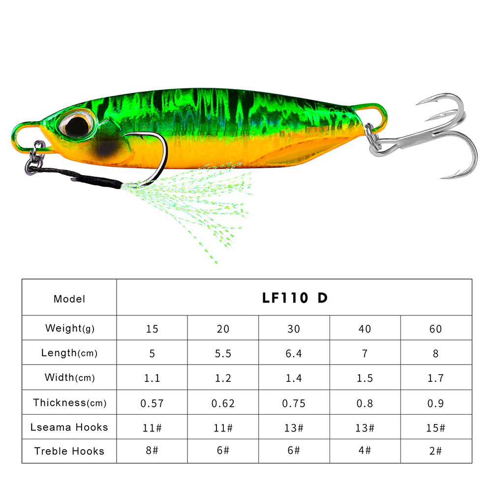 #78 Slow Pitch Jigs 20g 30g