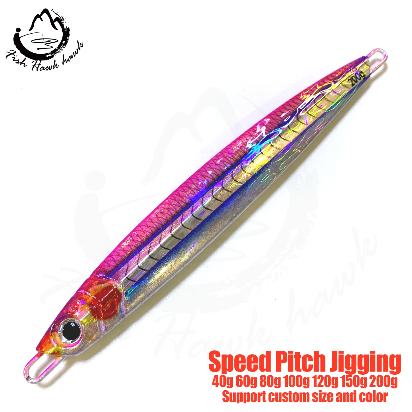 联#10 Speed Pitch Jigs Bait 40g 60g 80g 100g 120g 150g 200g