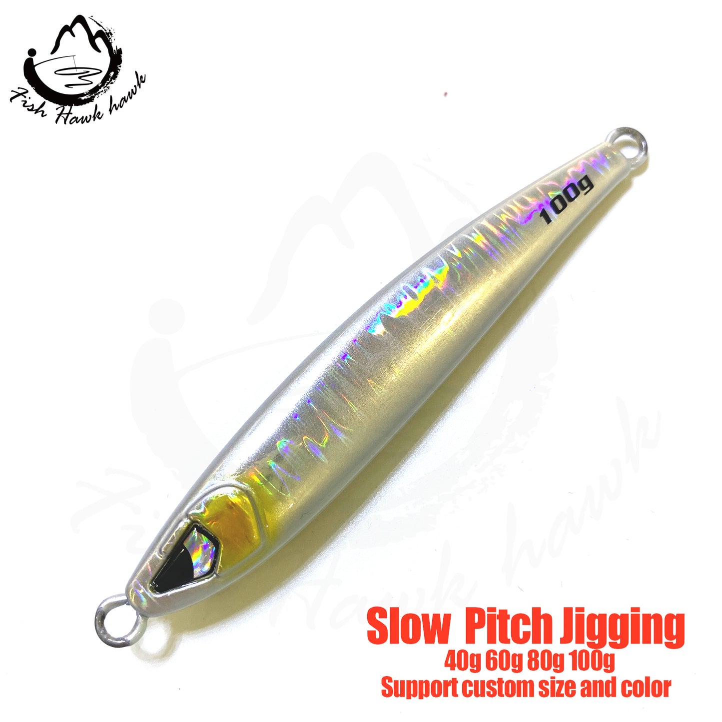 海#37 Slow/Speed Pitch Jigs Bait 40g 60g 80g 100g