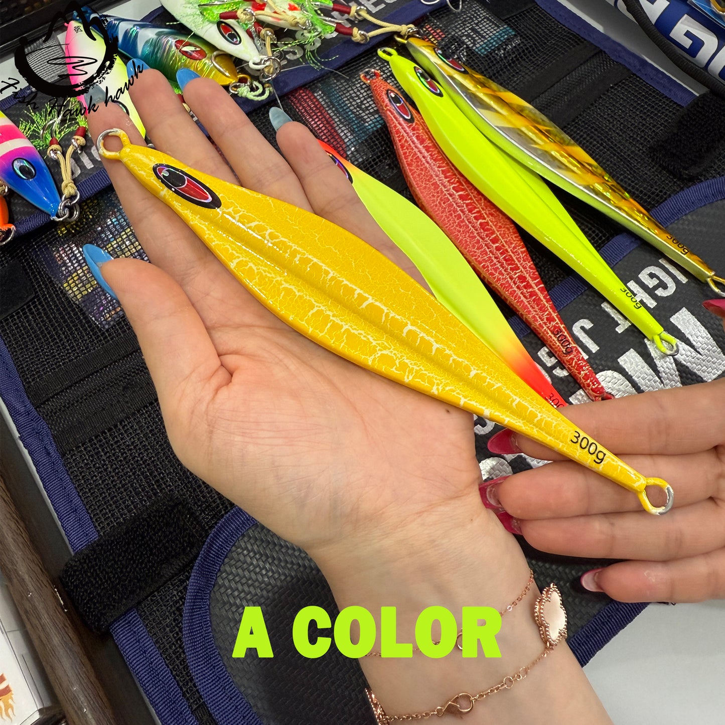 New 160g 200g 300g 400g Butterfly Style Vertical Jigging Lures Slow Pitch Jigs for for Saltwater/Freshwater
