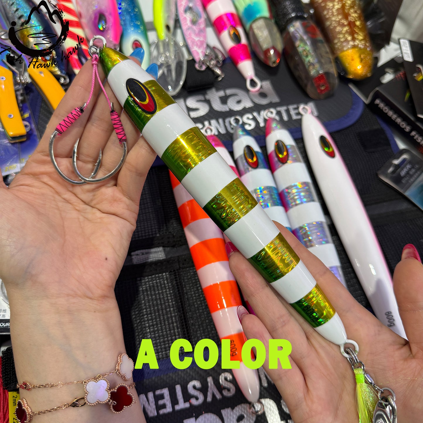 New Wholesale Sausage Butterfly Flat Side Jigging Lure Slow Pitch Jig for Saltwater Fishing 600g 700g