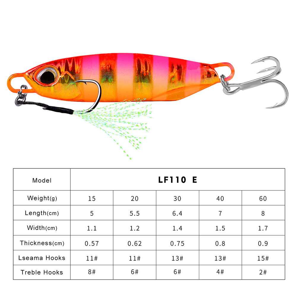 #78 Slow Pitch Jigs 20g 30g