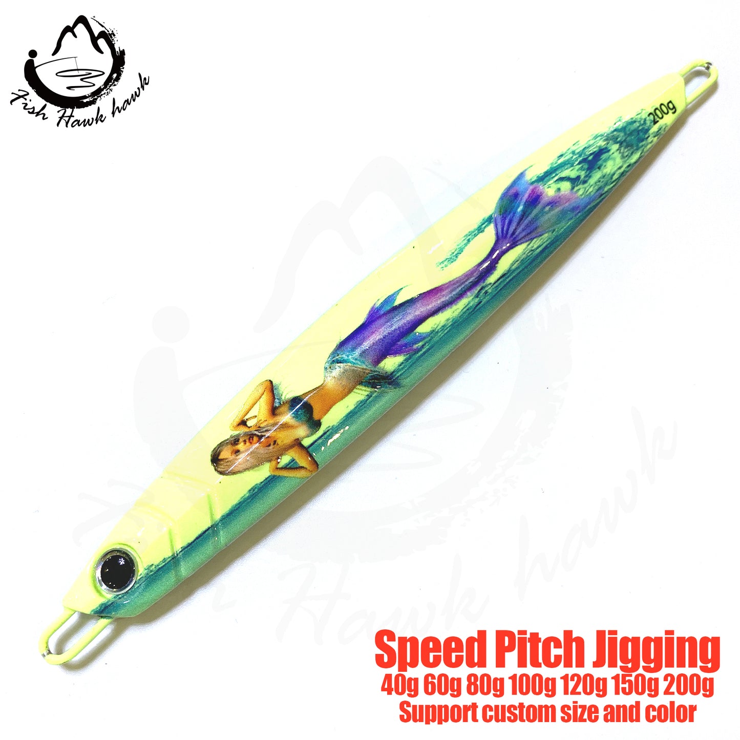联#10 Speed Pitch Jigs Bait 40g 60g 80g 100g 120g 150g 200g