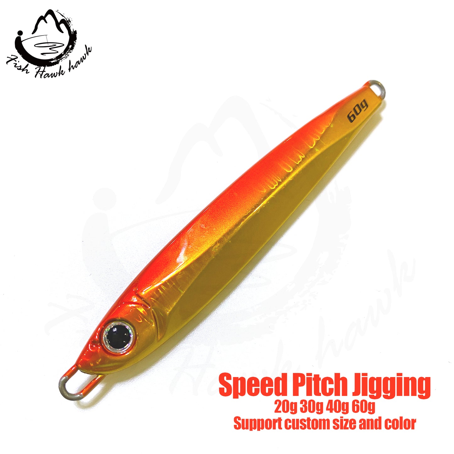 骏#58 Slow/Speed Pitch Jigs Bait 20g 30g 40g 60g