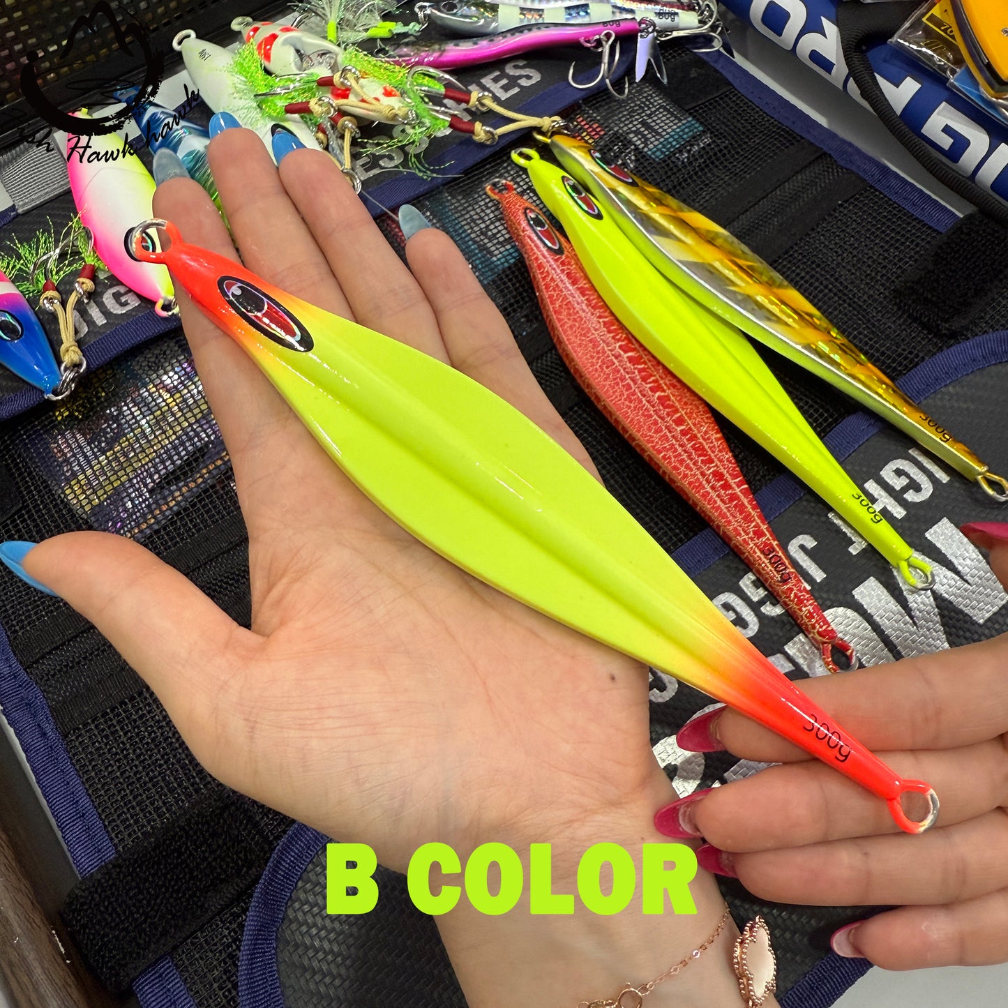 New 160g 200g 300g 400g Butterfly Style Vertical Jigging Lures Slow Pitch Jigs for for Saltwater/Freshwater