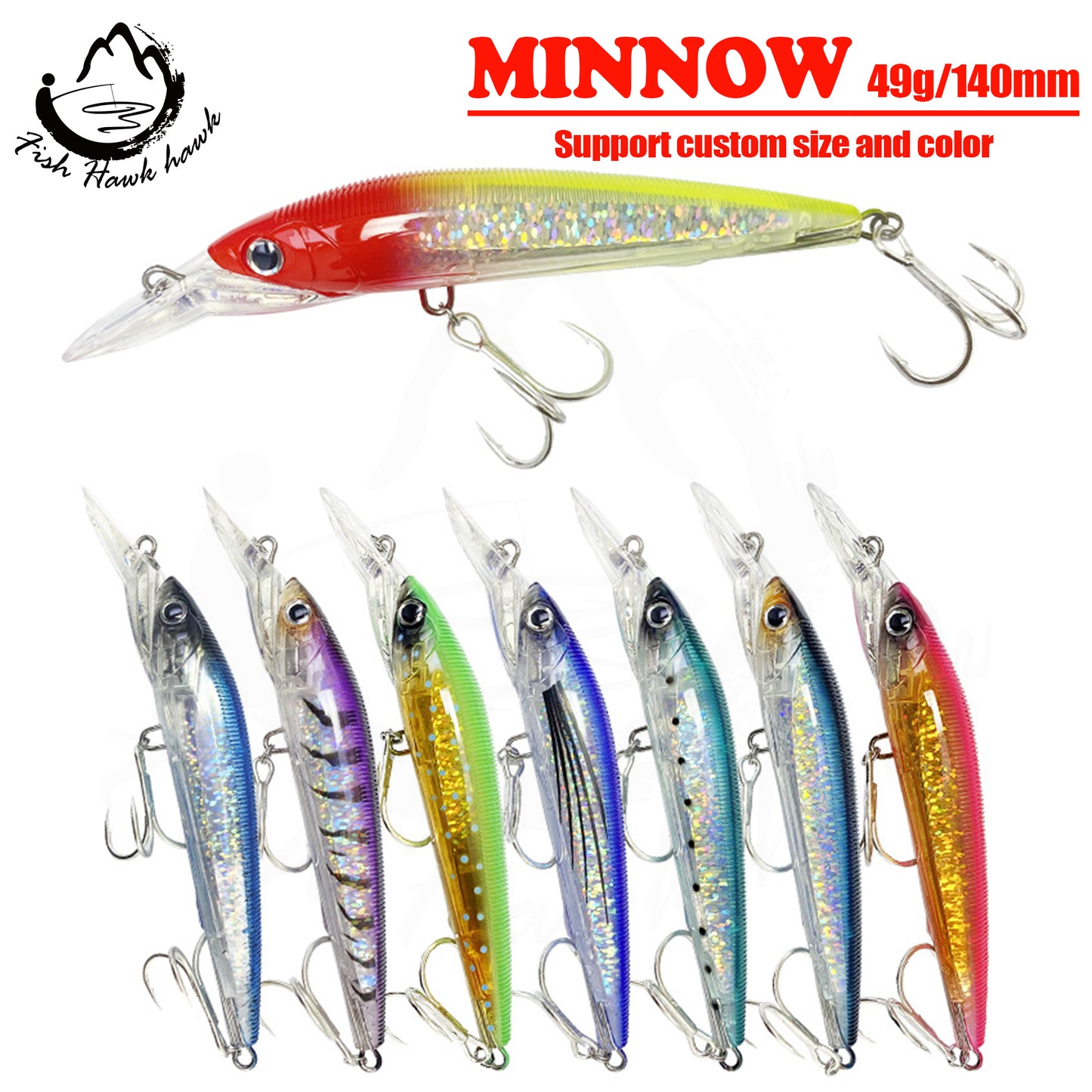 Minnow Saltwater Lures 140mm/49g