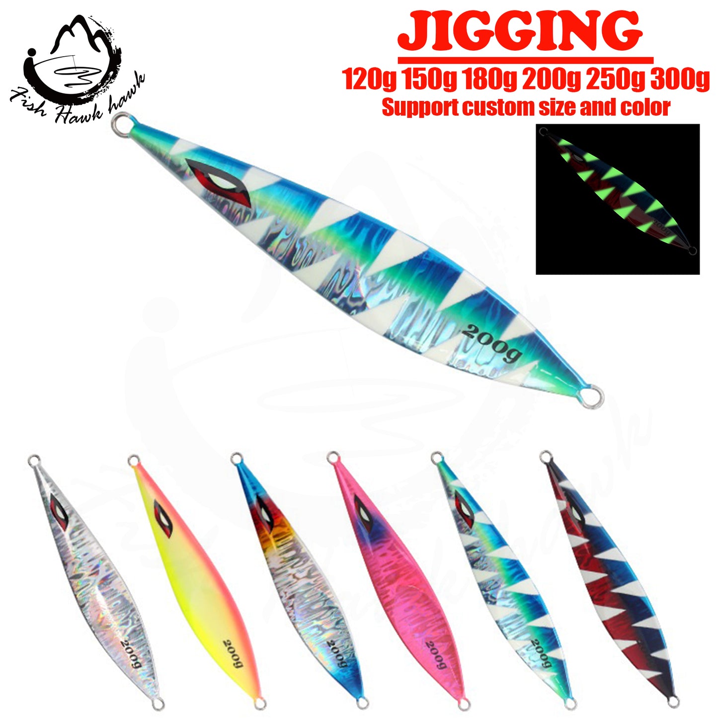 #32 Slow/Speed Jigs 120g 150g 180g 200g 250g 300g