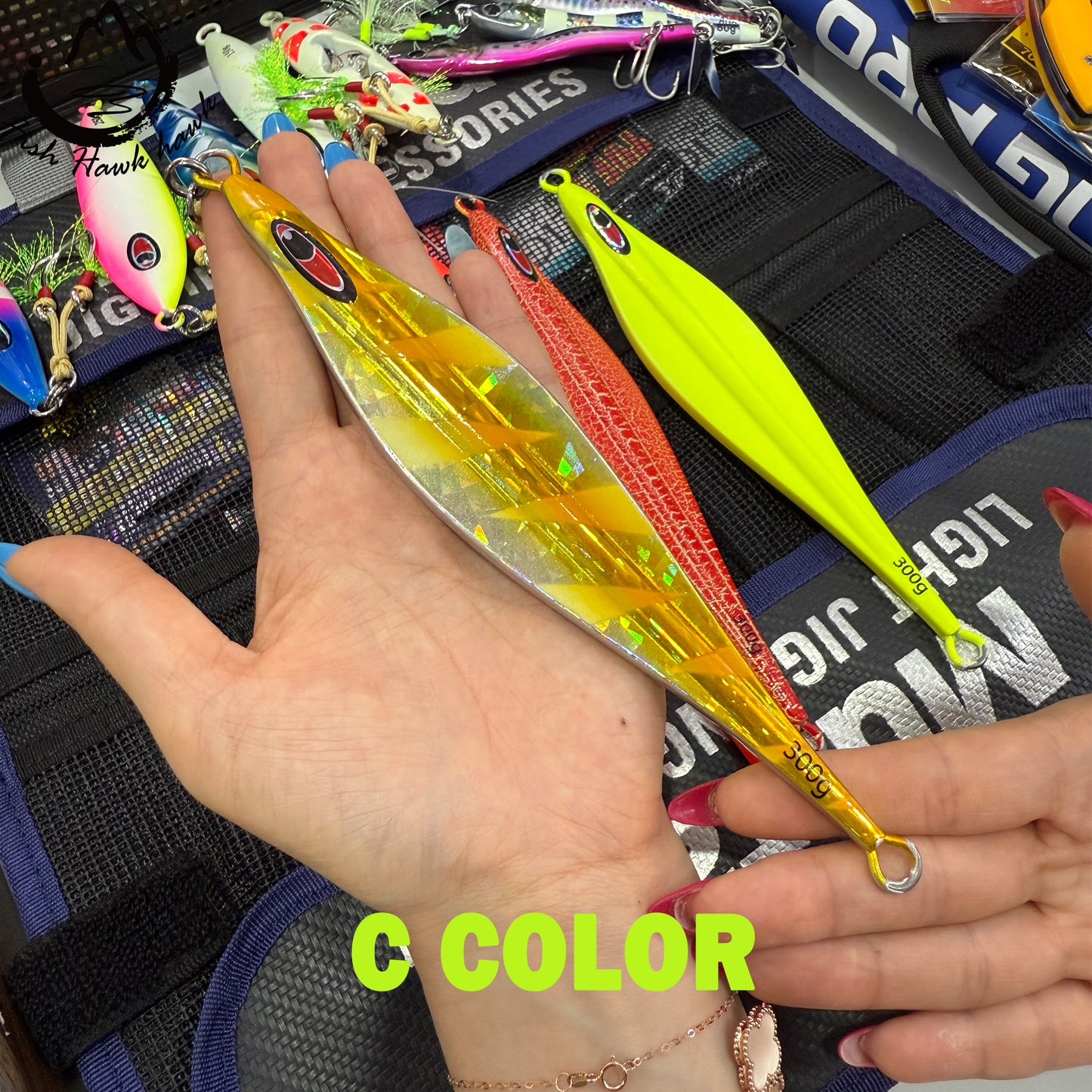 New 160g 200g 300g 400g Butterfly Style Vertical Jigging Lures Slow Pitch Jigs for for Saltwater/Freshwater
