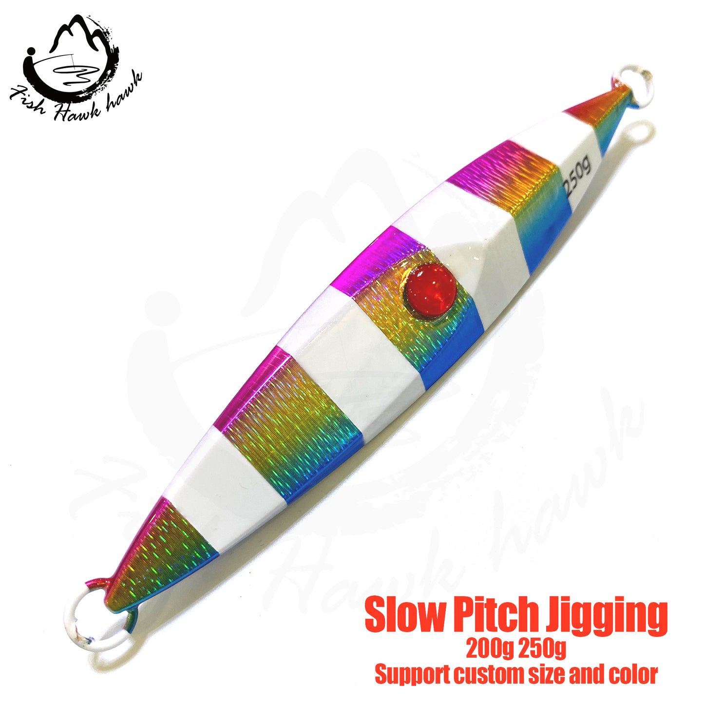 渔#38 Slow Pitch Jigs Bait 200g 250g
