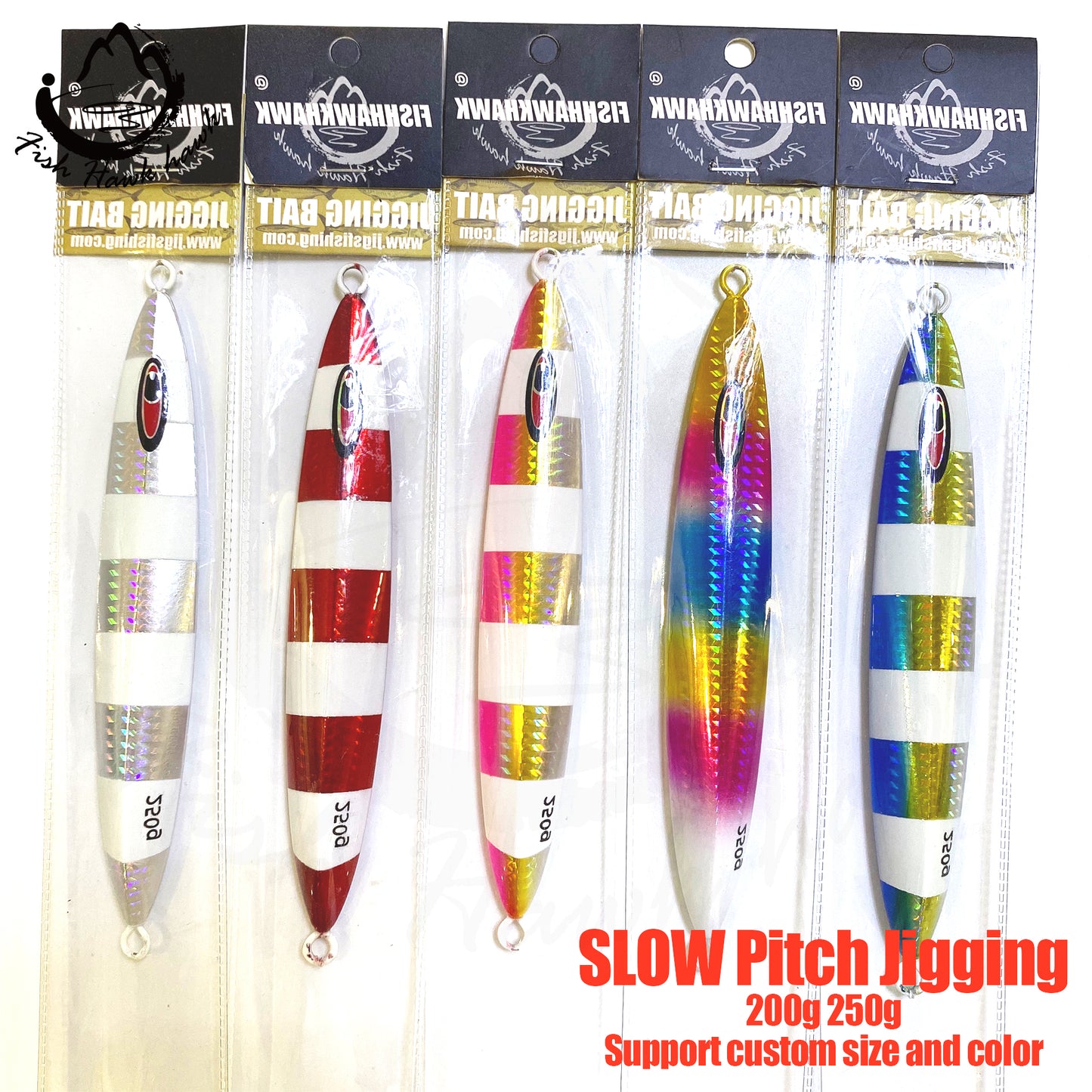 雅#64 Slow Pitch Jigs Bait 200g 250g