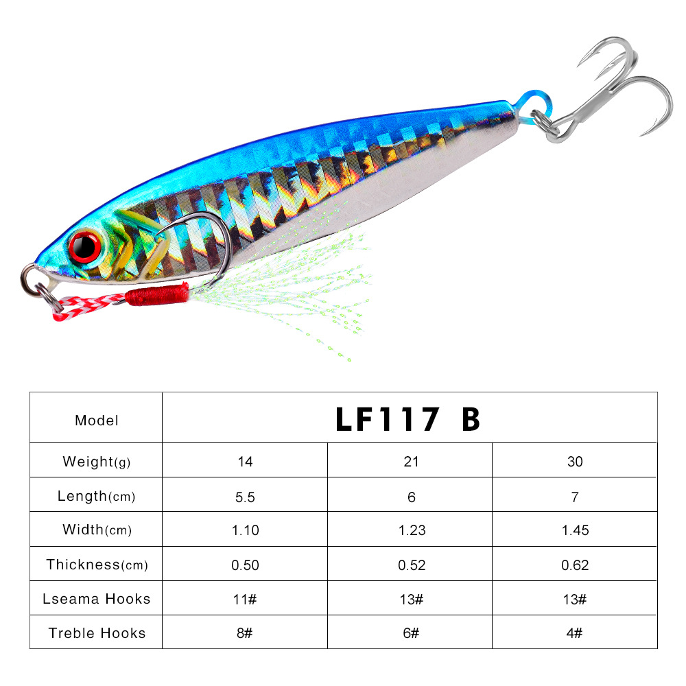 #79 Slow Pitch Jigs 14g 21g 30g