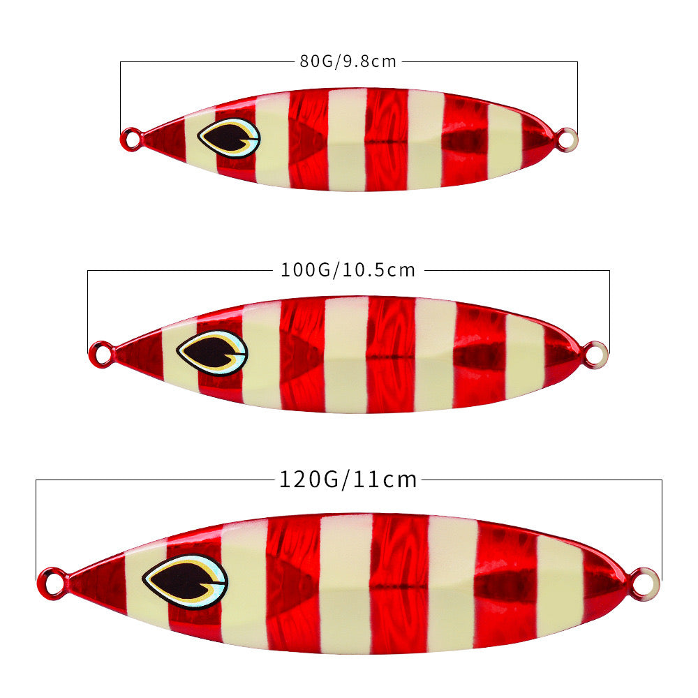 松#34 Slow Pitch Jigs Bait 80g 100g 120g