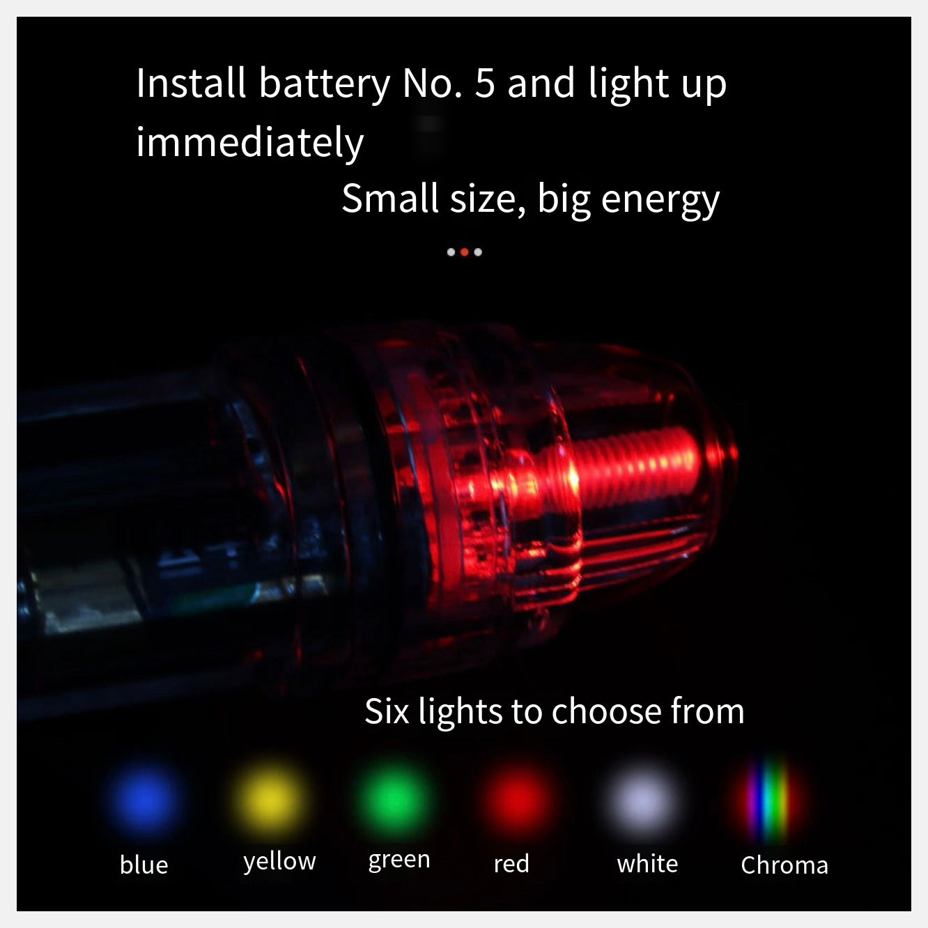 #607 LED Bait lamp Fishing tackle
