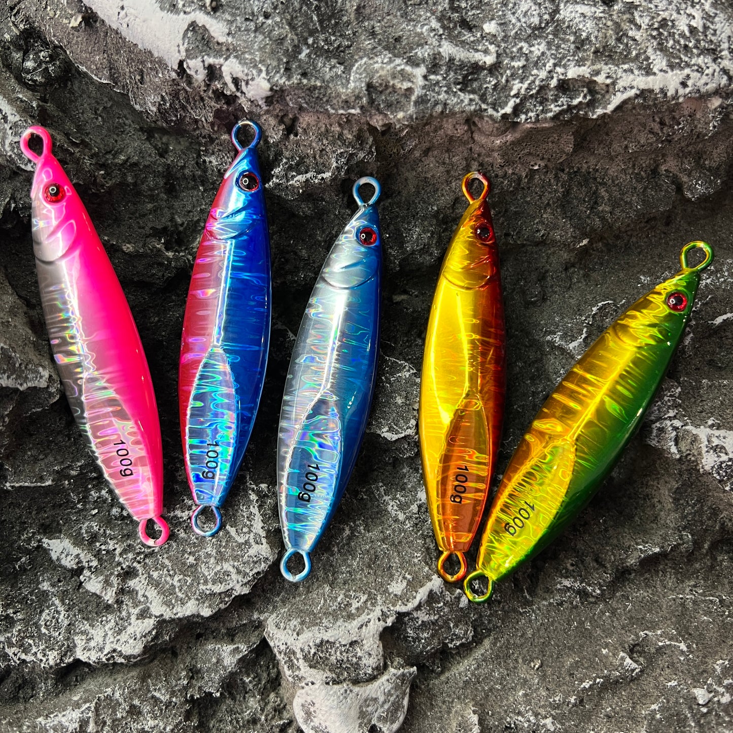 渔#26 Slow Pitch Jigs Bait 40g 60g 80g 100g