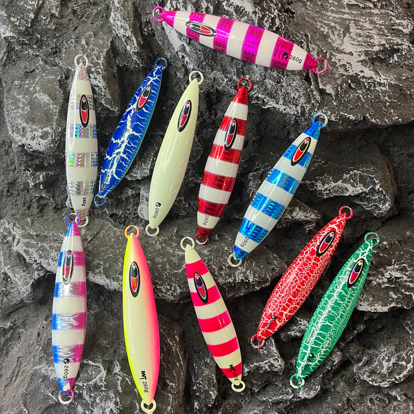 格#125 Slow Pitch Jigs Bait 10g 20g 30g 40g 50g 60g 80g