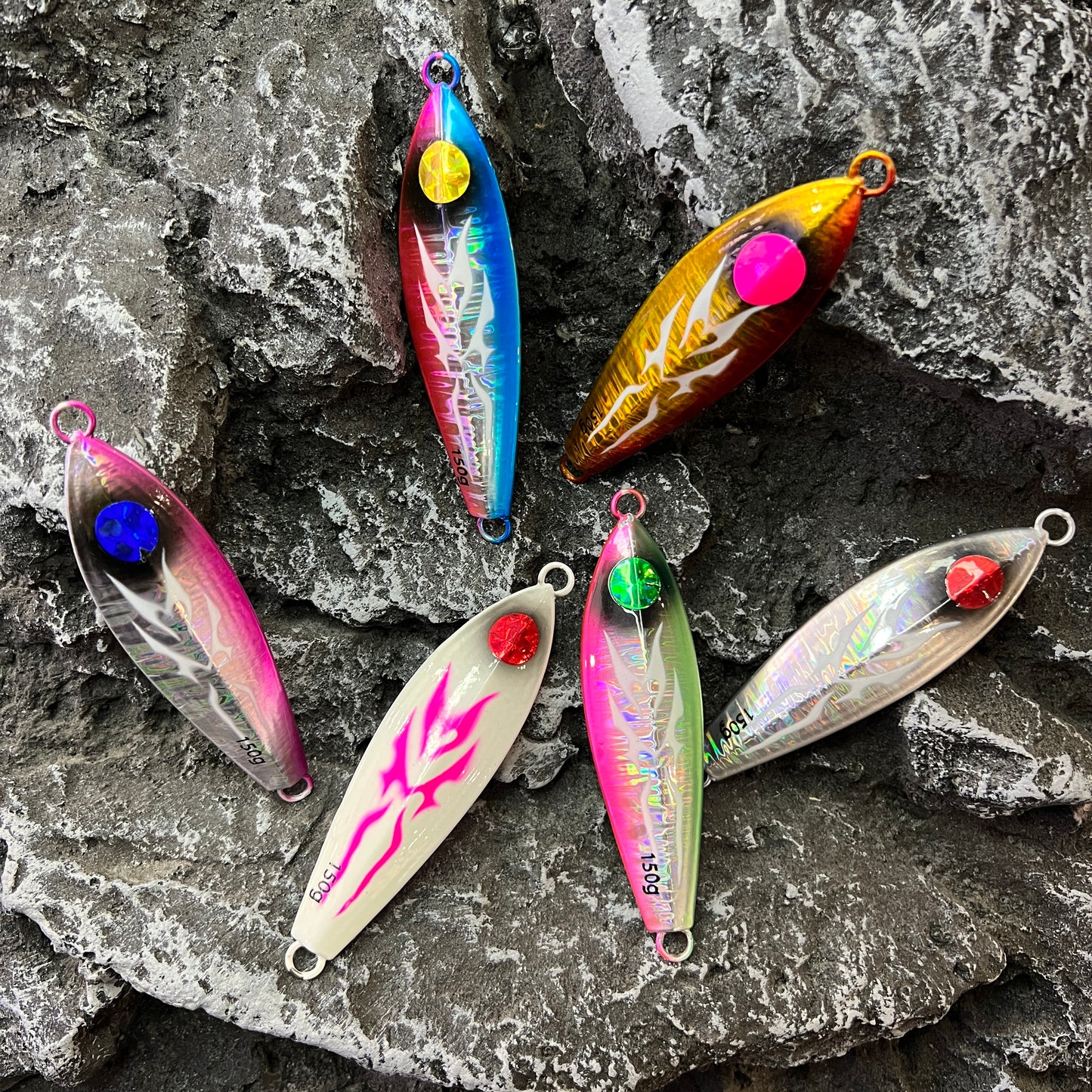 #96 Slow Pitch Jigs 80g 120g 150g 200g