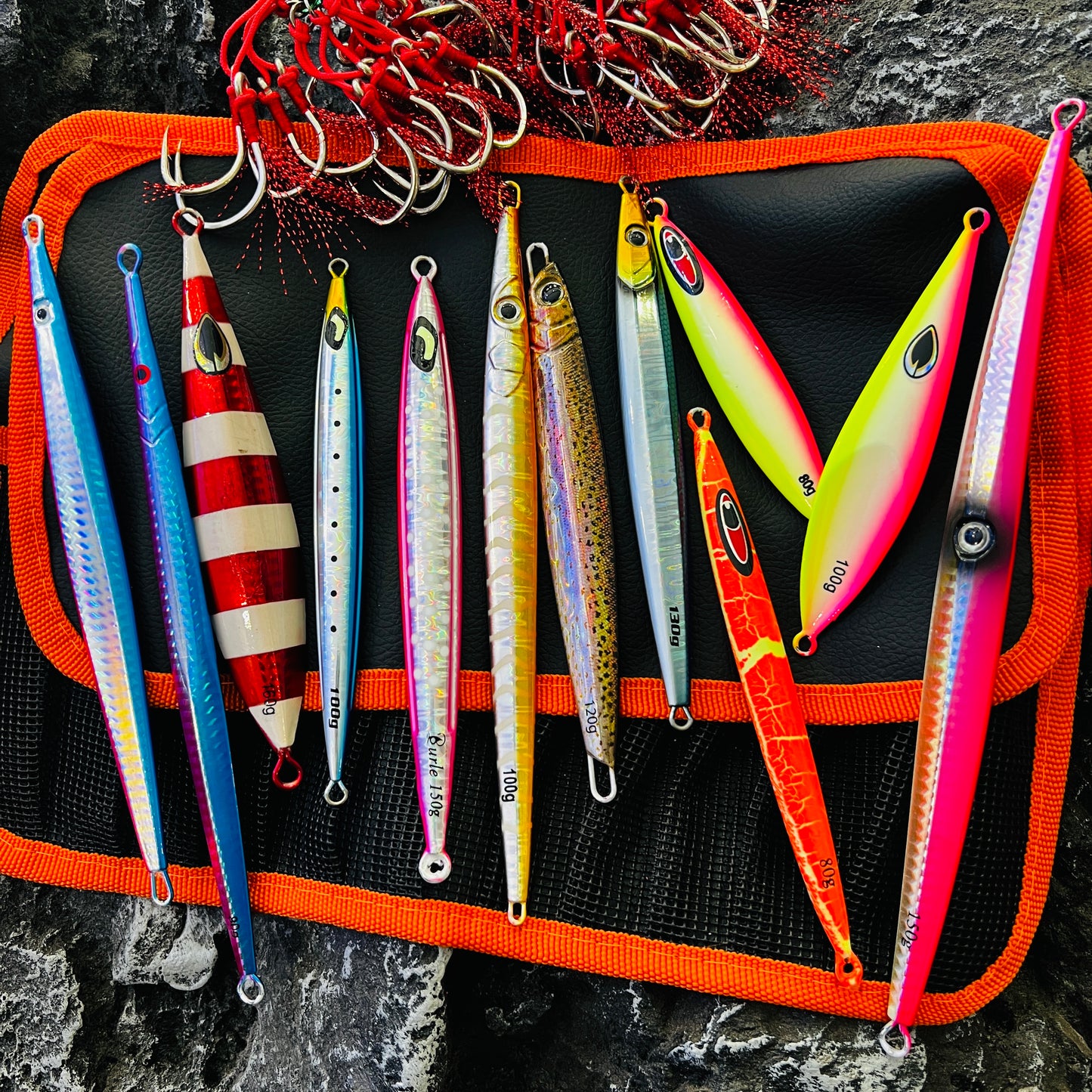 #186 25-piece jigs set, shipping included