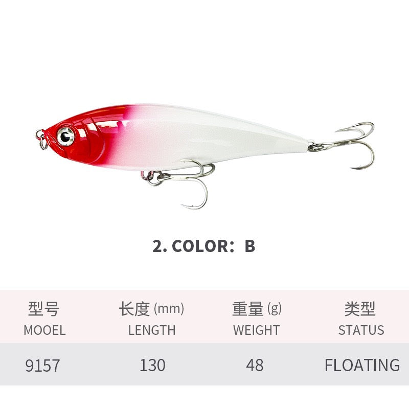 J123 Minnow Saltwater Lures 130mm 48g
