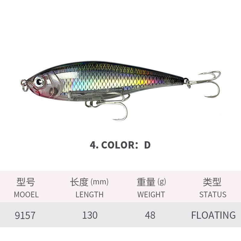 J123 Minnow Saltwater Lures 130mm 48g