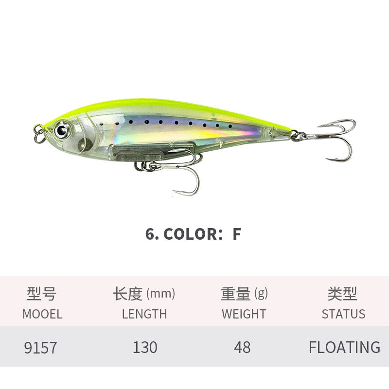 J123 Minnow Saltwater Lures 130mm 48g