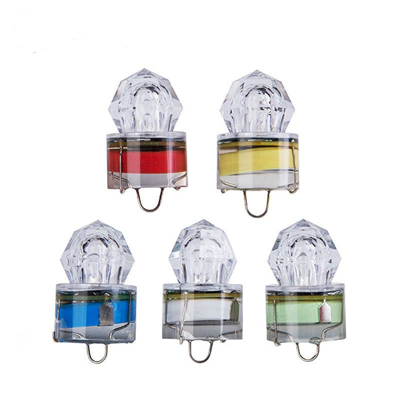 blinking light fishing lures 606 Diamond fish attracting light LED deep sea night fishing fish att – Jigs Fishing Tackle Store