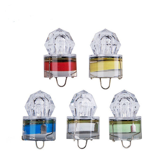 #606 Diamond fish attracting light LED deep sea night fishing fish attracting device multiple colors fast underwater fish attracting light Fishing tackle