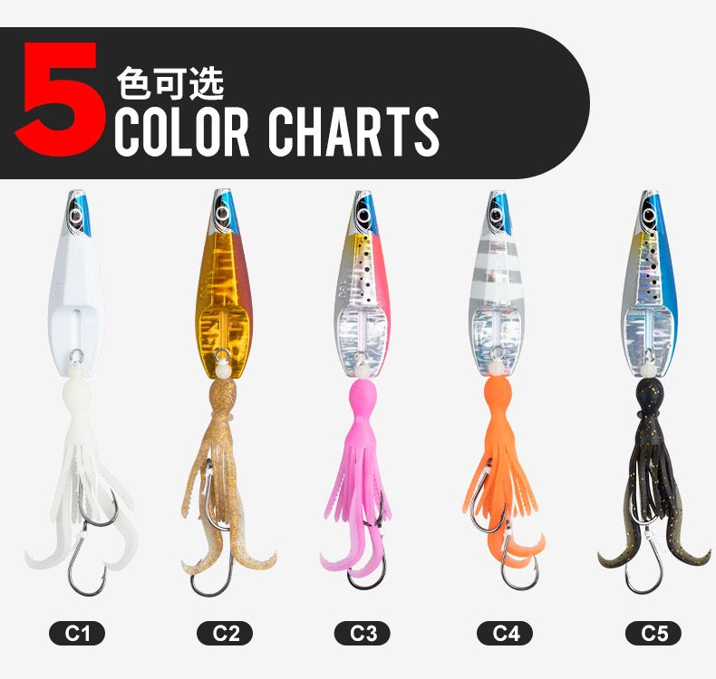#114 Slow/Speed Pitch Jigs 80g 100g 120g 150g