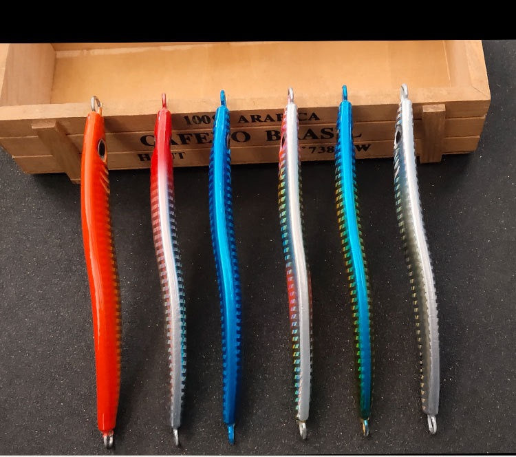 #190 Jigging Bait JIGS S-shaped jigs 60g 80g 100g 120g 150g 180g
200g 240g