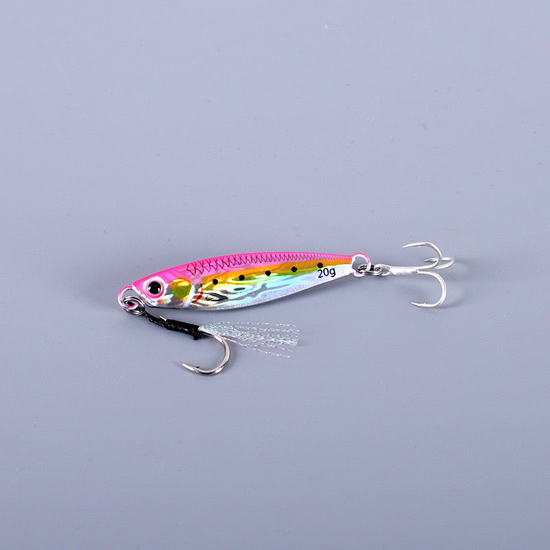#187 3D jigsFish Bait Jigging Bait JIGS 7g 10g 15g 20g 25g 30g 40g 60g 80g