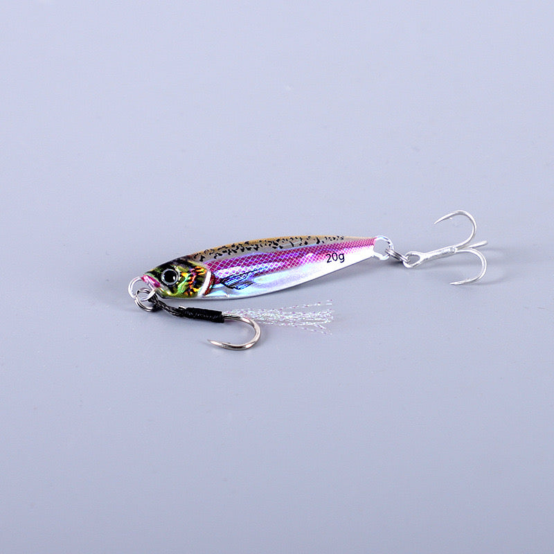 #187 3D jigsFish Bait Jigging Bait JIGS 7g 10g 15g 20g 25g 30g 40g 60g 80g