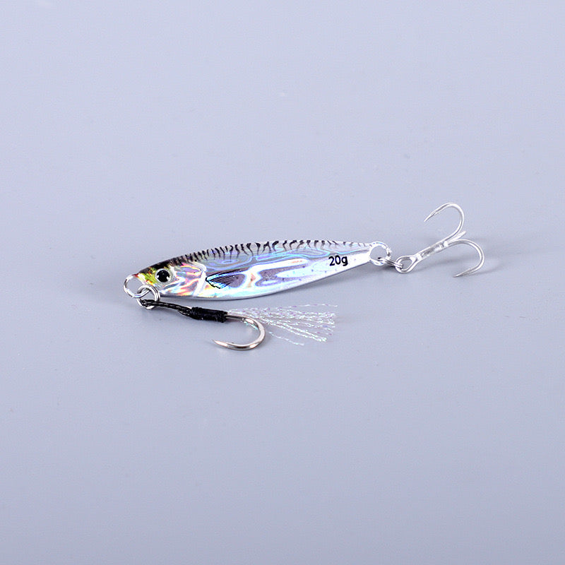 #187 3D jigsFish Bait Jigging Bait JIGS 7g 10g 15g 20g 25g 30g 40g 60g 80g