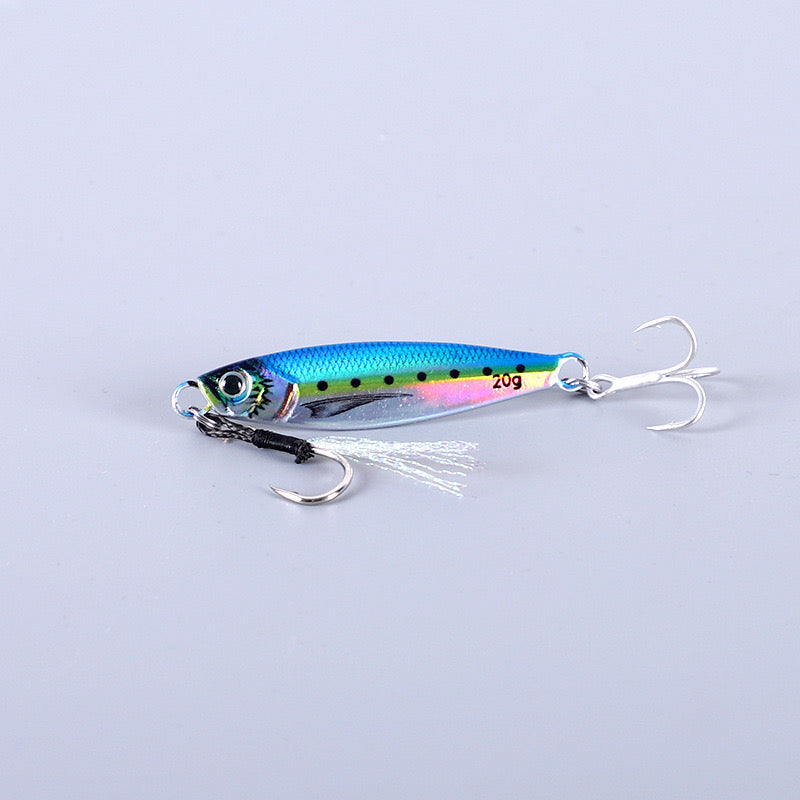 #187 3D jigsFish Bait Jigging Bait JIGS 7g 10g 15g 20g 25g 30g 40g 60g 80g