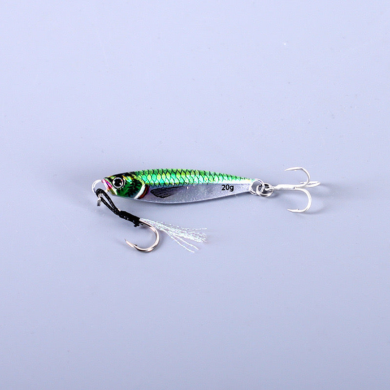 #187 3D jigsFish Bait Jigging Bait JIGS 7g 10g 15g 20g 25g 30g 40g 60g 80g