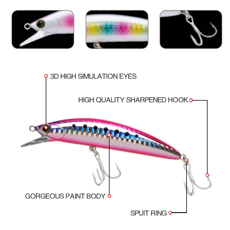 Minnow Saltwater Lures 90mm/28g 9059