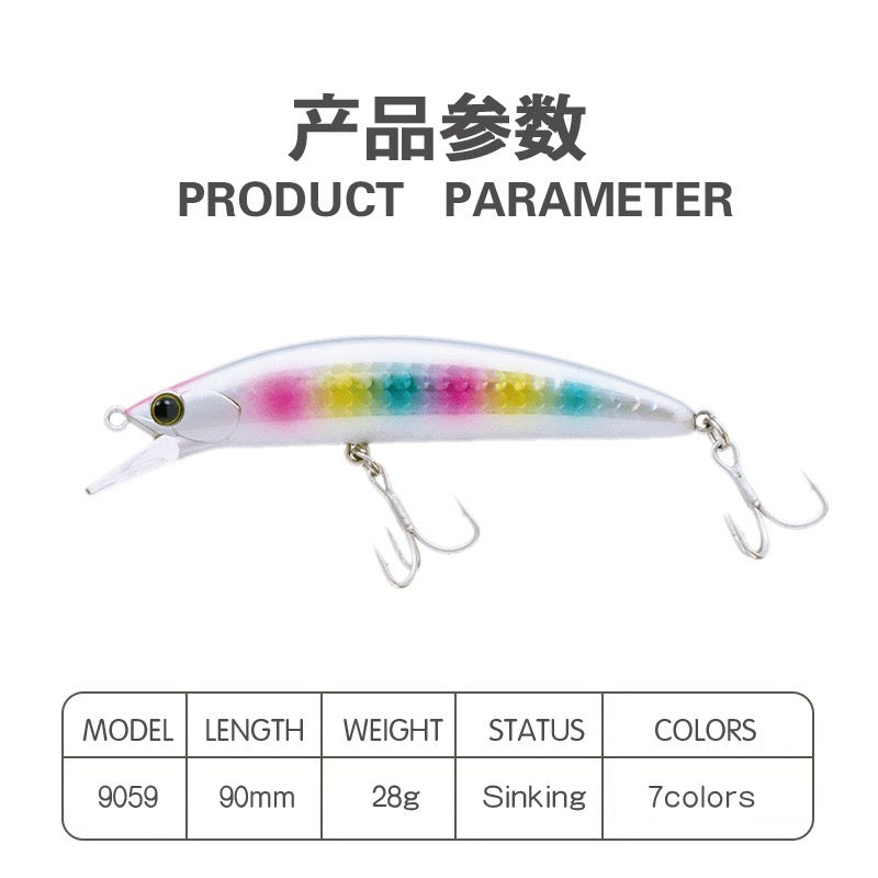 Minnow Saltwater Lures 90mm/28g 9059