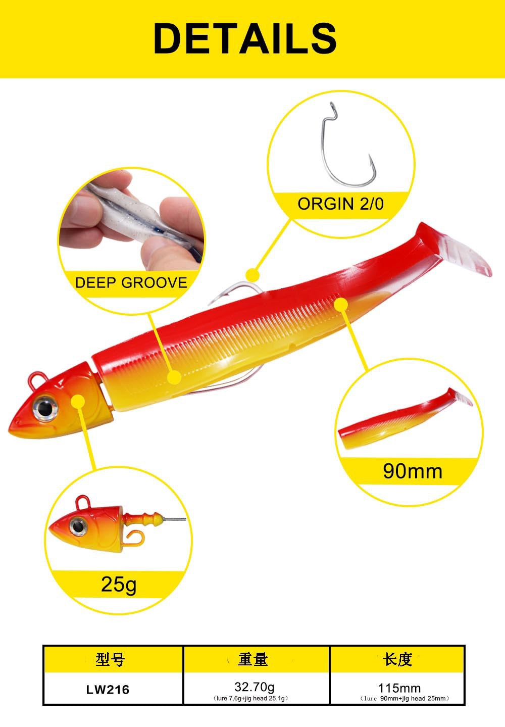 #17 Slow/Soft jigs 7g 12g 25g 40g 60g 90g
