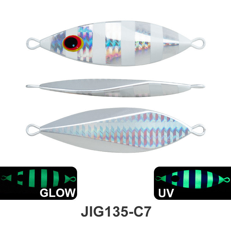 #25 Slow Pitch Jigs 40g 60g 80g 100g 150g
