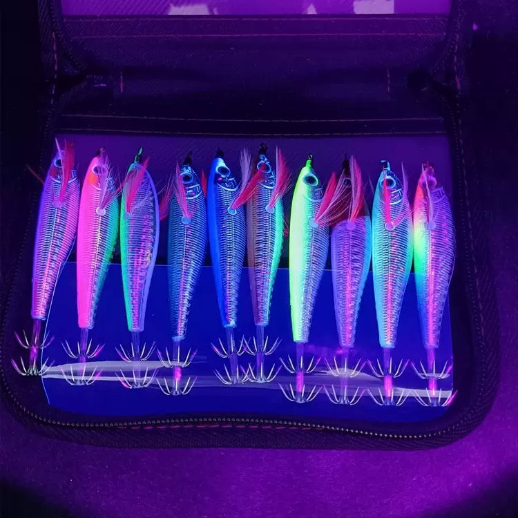 Jigs Fishing Tackle Store
New #2.5 #3.0 #3.5 Rapid Sinking Artificial Luminous Squid Jigging Bait Wood Shrimp Hooks for Saltwater Tackle Fishing Lure