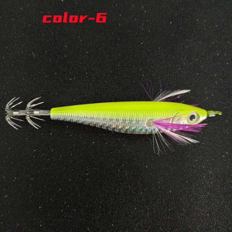 Jigs Fishing Tackle Store
New #2.5 #3.0 #3.5 Rapid Sinking Artificial Luminous Squid Jigging Bait Wood Shrimp Hooks for Saltwater Tackle Fishing Lure