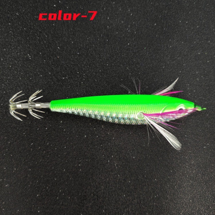 Jigs Fishing Tackle Store
New #2.5 #3.0 #3.5 Rapid Sinking Artificial Luminous Squid Jigging Bait Wood Shrimp Hooks for Saltwater Tackle Fishing Lure