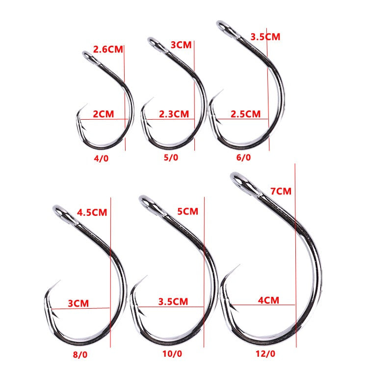 New High Quality Mustad Jigging Hook/Assist Hook for Saltwater Fishing Hooks #4/0 #6/0 #8/0 #10/0 #12/0 #14/0