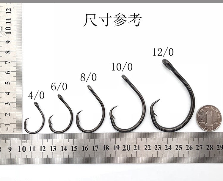 New High Quality Mustad Jigging Hook/Assist Hook for Saltwater Fishing Hooks #4/0 #6/0 #8/0 #10/0 #12/0 #14/0